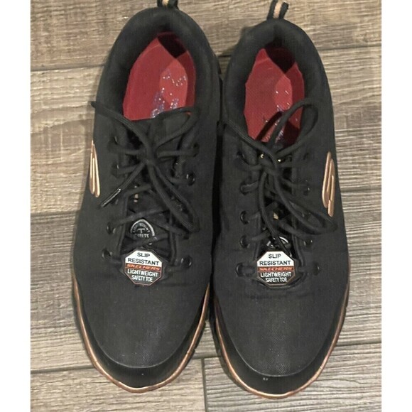 Skechers Flex Sole Steel Toe Lace-Up Oil & Slip Resistant Work Shoes 9.5 Womens - Picture 7 of 12